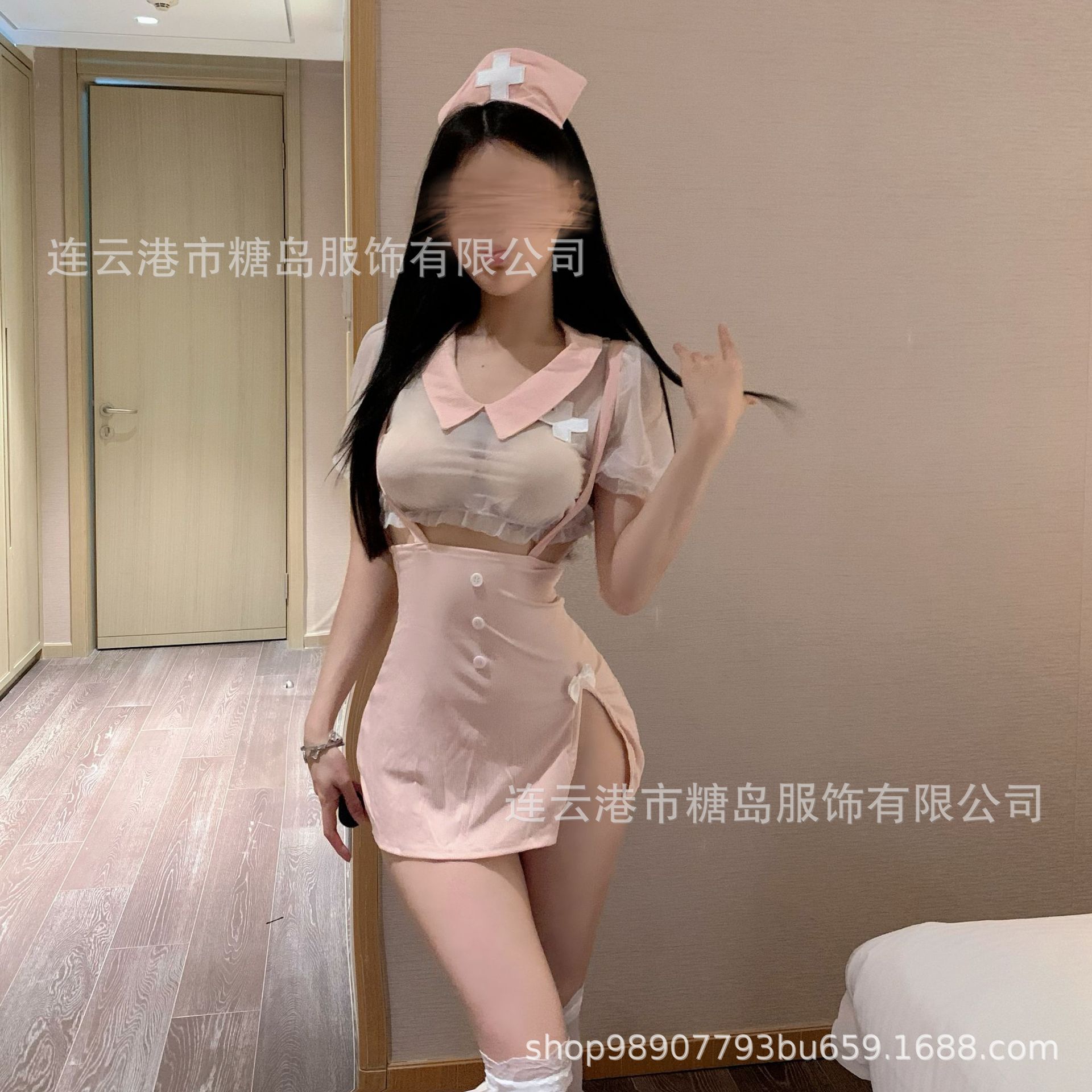 Sugar Island Sexy Lingerie Sexy Pajamas Women's Qqny Abstinence Pure Desire Nurse Uniform Fun Clothes Set