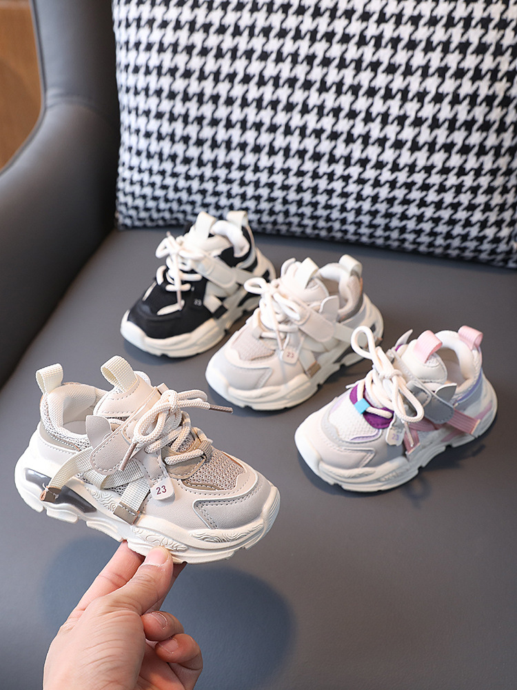 Tekaški copati Daddy Shoes za deklice Elegantni zračni mrežasti čevlji za fantke_voghion.com