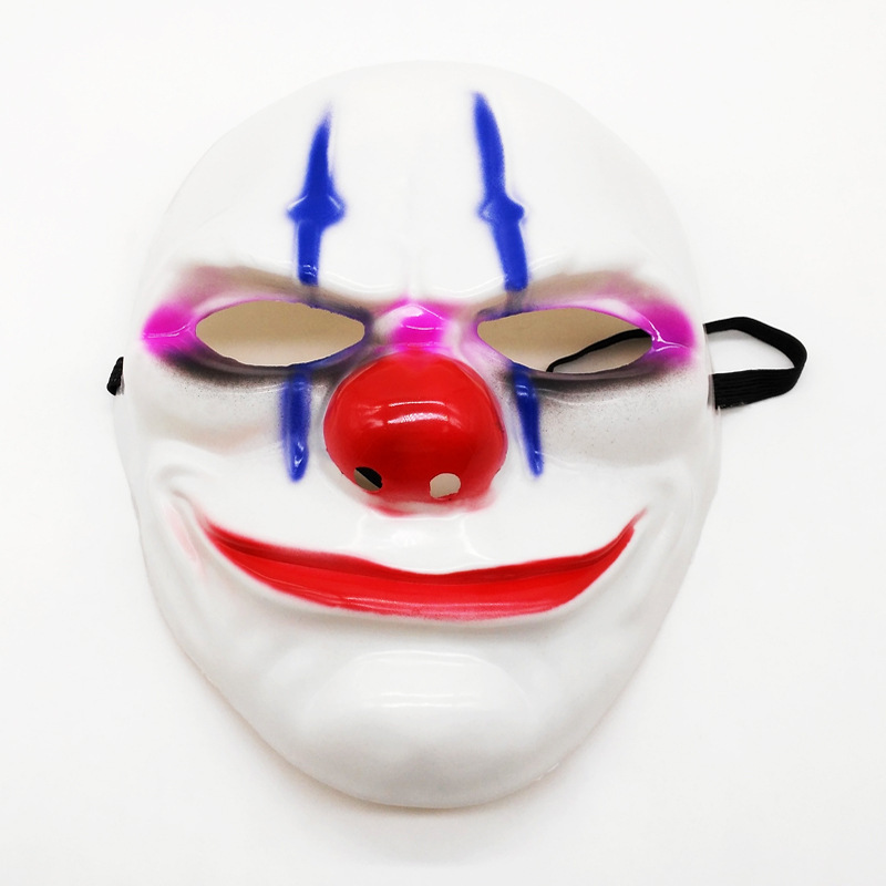 Máscara de payaso Revival Jacqueline Phoenix Cosmo Disfraces Santa Vida Carnaval escenario Ropa de rol accesorios