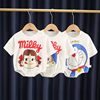 2021 new pattern lovely Children's clothing men and women baby summer lovely half sleeve Bodysuit Home go out