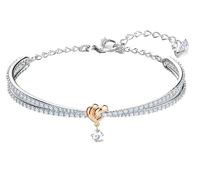 트위스트 러브 플래티넘 팔찌