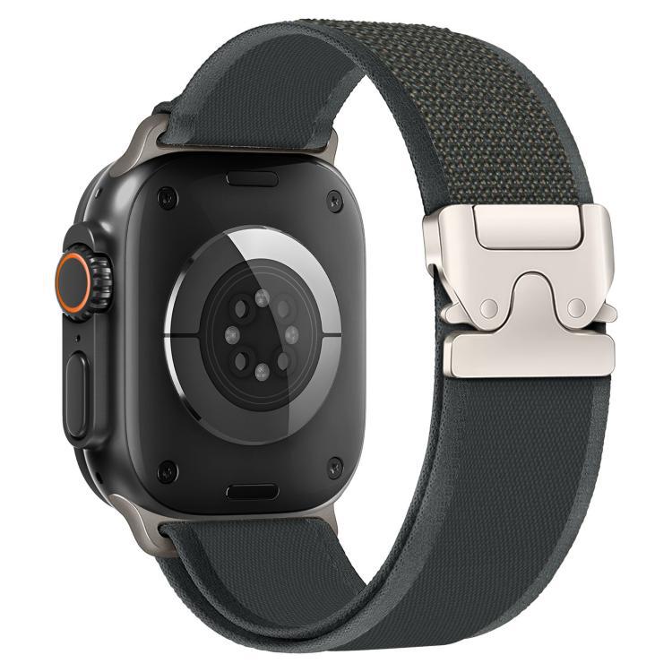 Aplicable para Apple Watch 38 - 49 cinturón de titanio multi-tamaño paracaídas cinturón de nylon loop