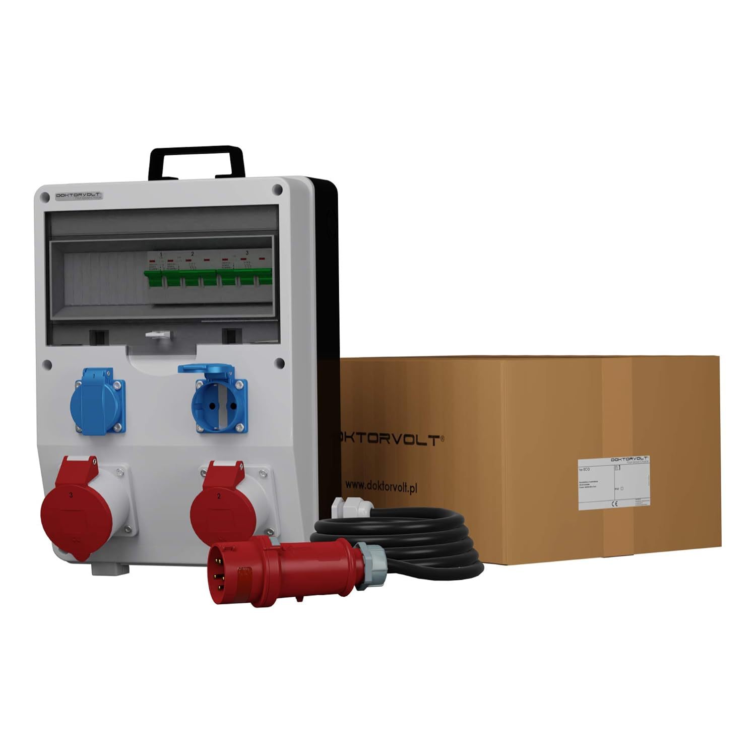 Dokorvolt Stromverteiler ECO-S mit Bals Steckdosen 2x 230V S