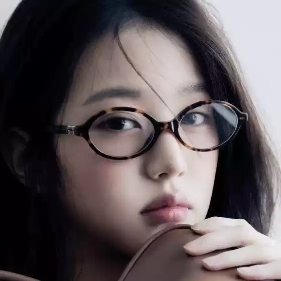 Zhang Yuanying Style Oval Small Frame Nerd Glasses, Blue Light Blocking, Natural Look Frame