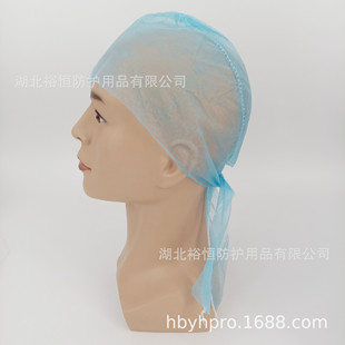 Factory spot straight hair disposable non-woven PP nurse cap