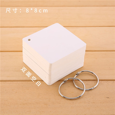 Tarjeta en blanco T palabras inglesas duras tarjeta de papel escritas a mano DIY dibujado a mano graffiti collage de escritura punch