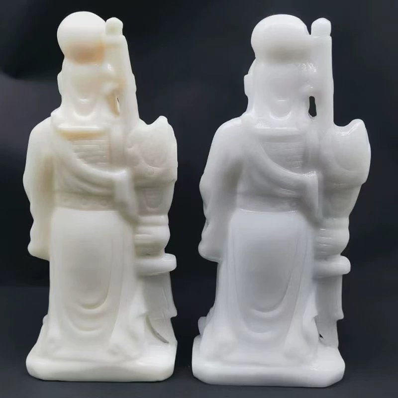 Afghan Jade Guan Gong Ornaments Afghan Character Carvings Wu Caishen Home Office Furnishings Crafts Gifts