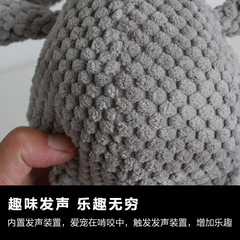 Pet Plush Toy Dinosaur Dog Figurine Sound Duck Goose Hippo Elephant Rooster Mule Donkey Monkey Cross-border New Arrival
