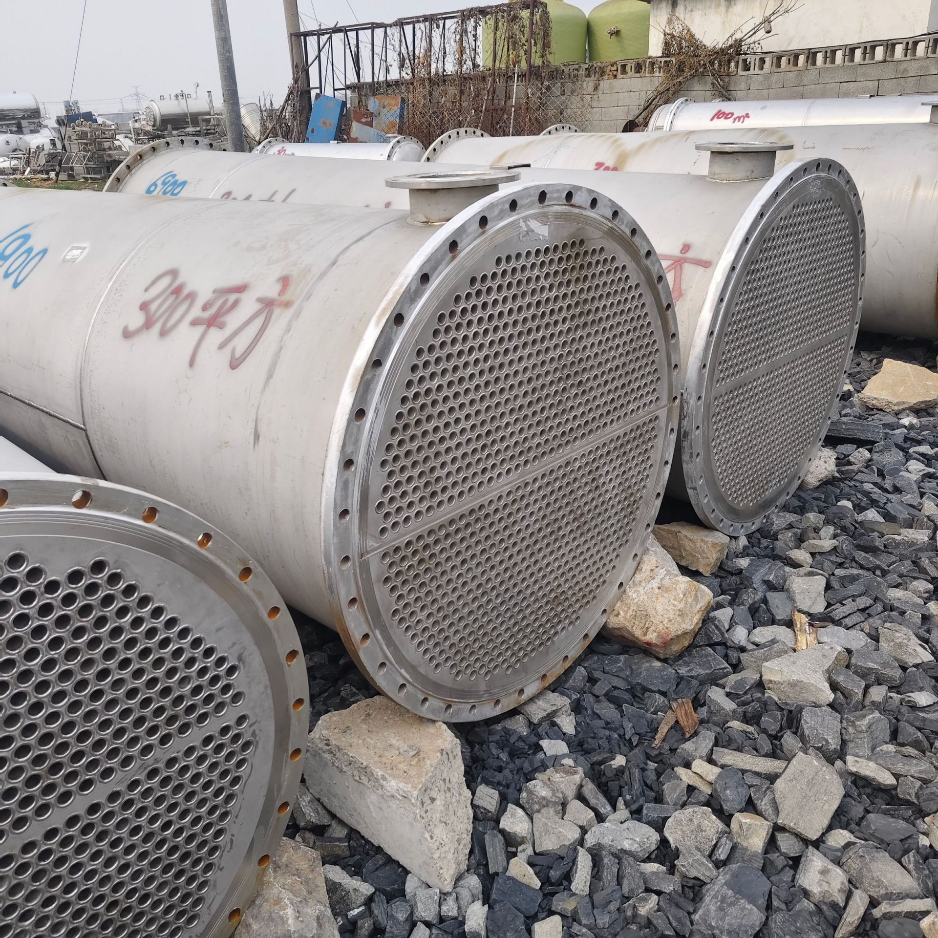 出售二手不锈钢冷凝器 传热设备二手300平方冷凝器 常年购销