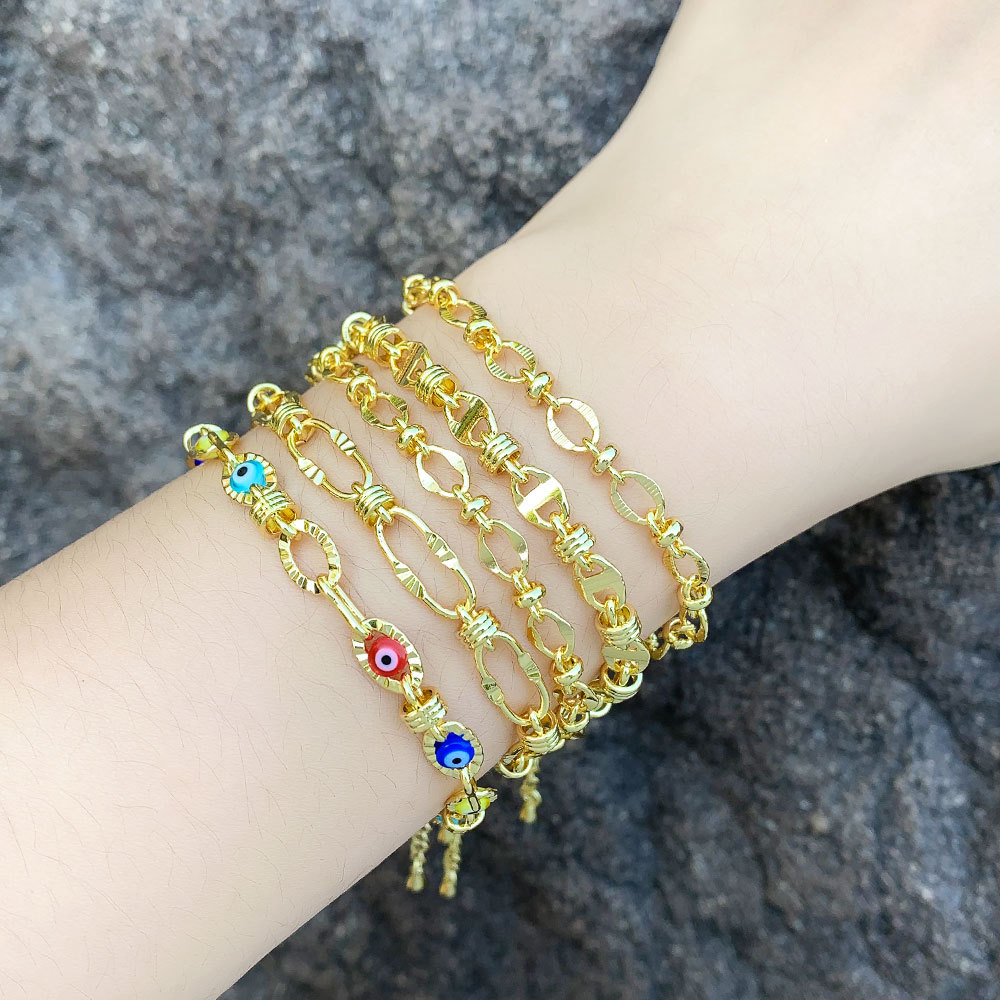 Fashion Geometric Copper Plating Bracelets 1 Piece