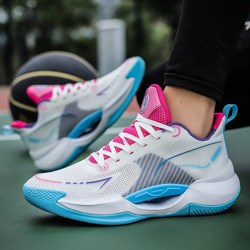 Baskets d'été pour hommes 2025, nouvelles baskets de basket-ball respirantes en maille, chaussures de course ultra-légères et absorbant les chocs pour étudiants_voghion.com