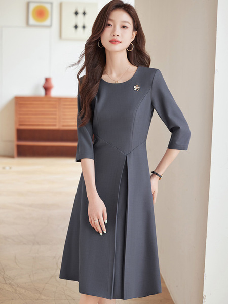 Autumn dress sleevless