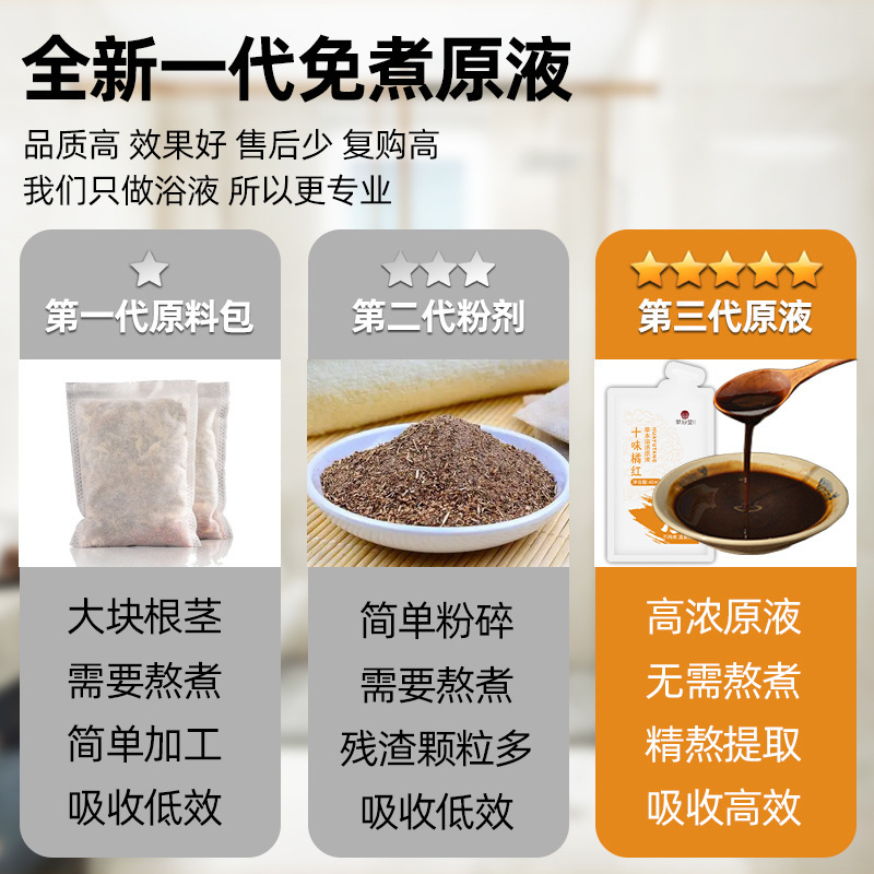 10種類のハーブフットバスリキッド、老生姜フットバスバッグ、薬用バス燻蒸ヨモギフットバスバッグ、家庭用湿気フットバスリキッド|undefined