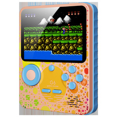 G 6充電宝の携帯機のマカロンハンドヘルドのゲーム機の魂斗羅のミニの台機の500ゲームのハイビジョンのスクリーン