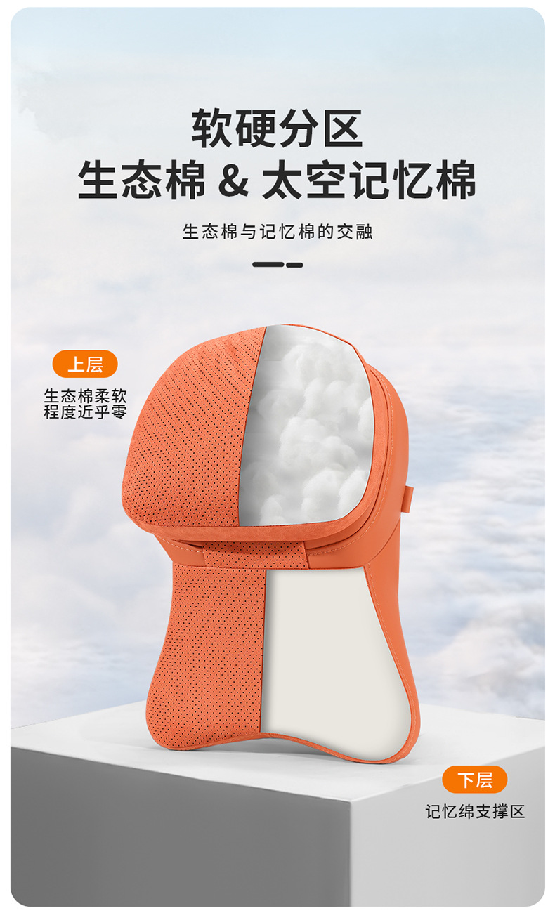 Ford Car Headrest Mondeo Explorer Focus Territory Taurus Lumbar Support Cushion Neck Pillow