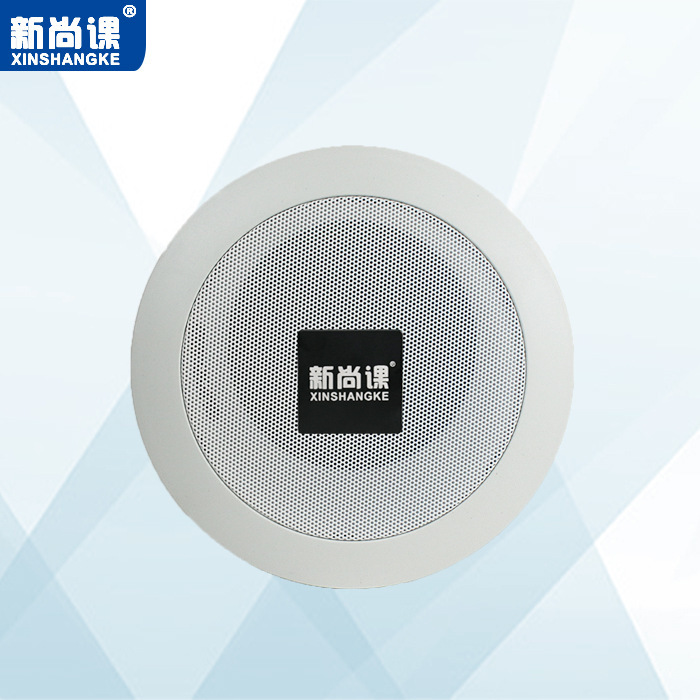 Cuerno de techo de cubierta abierta cuelga de pared interior sonido de fondo música de fondo elevación tipo pared colgante tienda restaurante centro comercial plaza