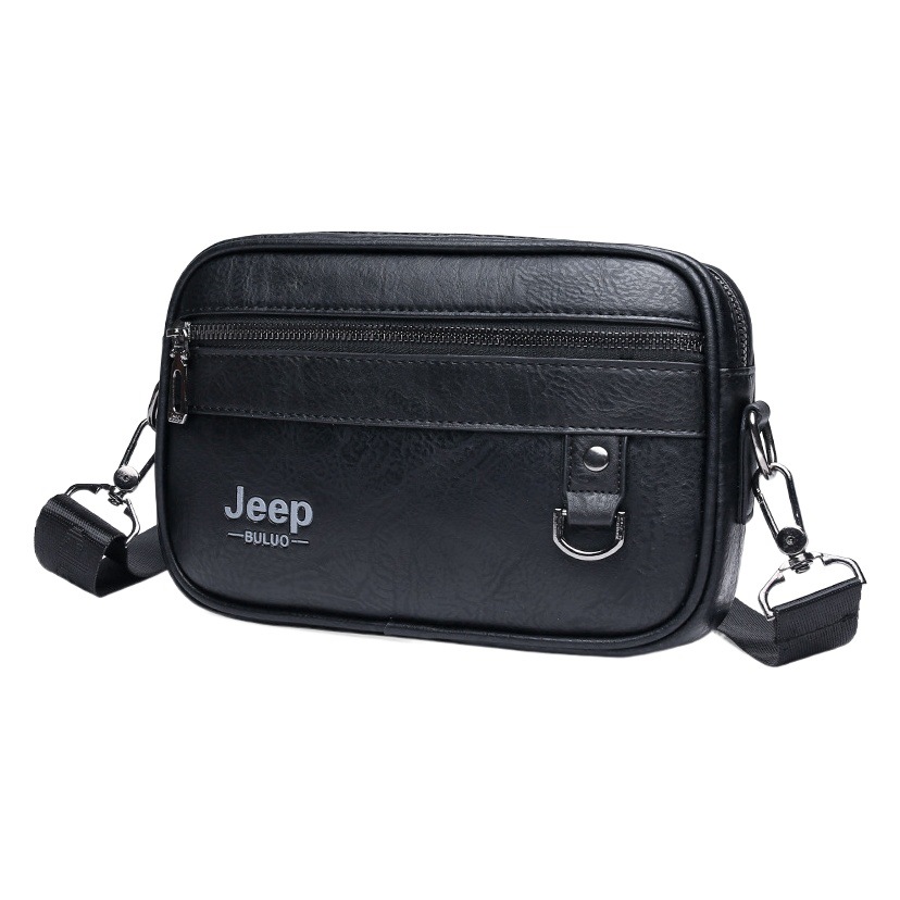 Foreign Trade Manufacturers Men's Shoulder Bag Crossbody Large Capacity Casual Handbag Men's Horizontal Clutch Clutch Bag Dual Purpose Bag