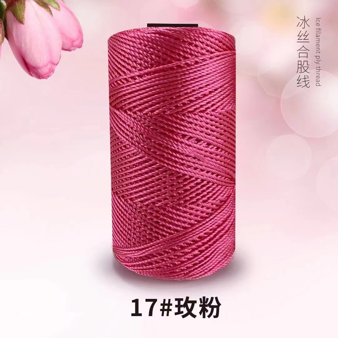 Hilo para Crochet de 3 Hebras de Nylon para Tejido a Mano