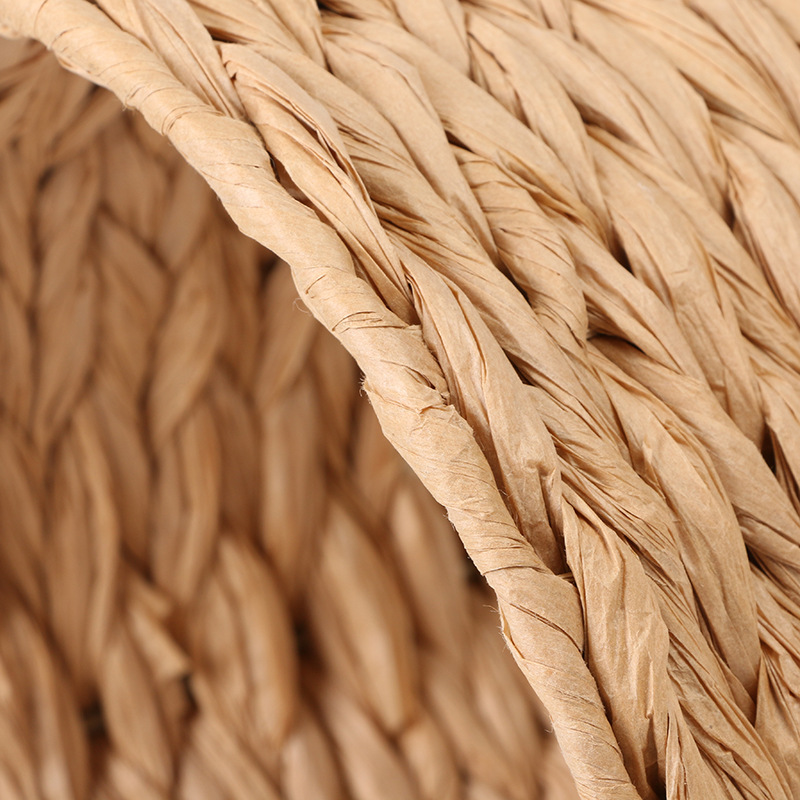Sombra de lámpara tejida de cuerda de cáñamo de imitación Restaurante Hot Pot B & B Bar Candelabro Linterna de cuerda de paja Lámparas Iluminación al por mayor