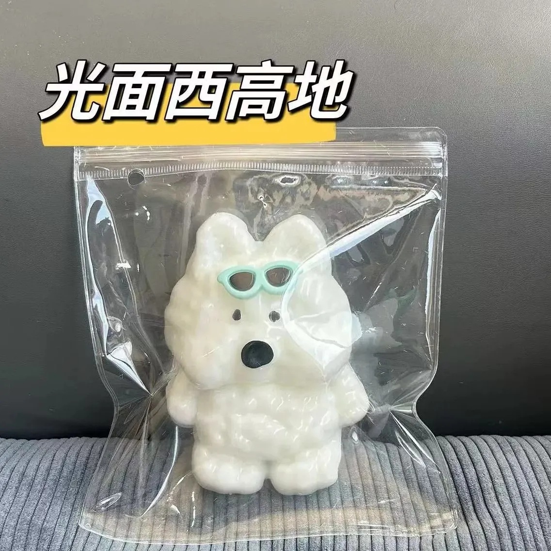 Gatito queso rebote lindo descompresión gato gato descompresión grueso juguete para estudiantes pequeño libro rojo mismo barro