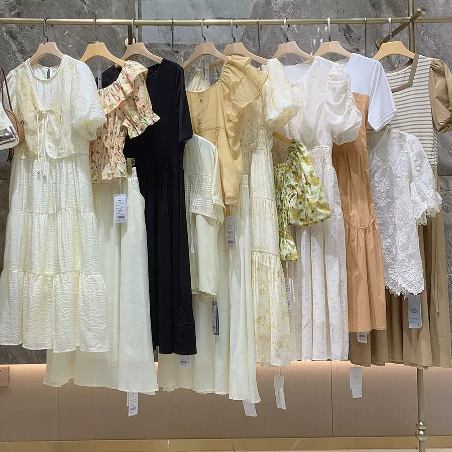 批发货源女装尾款清货专柜撤柜服装品牌十三行高品质大牌直播拿货