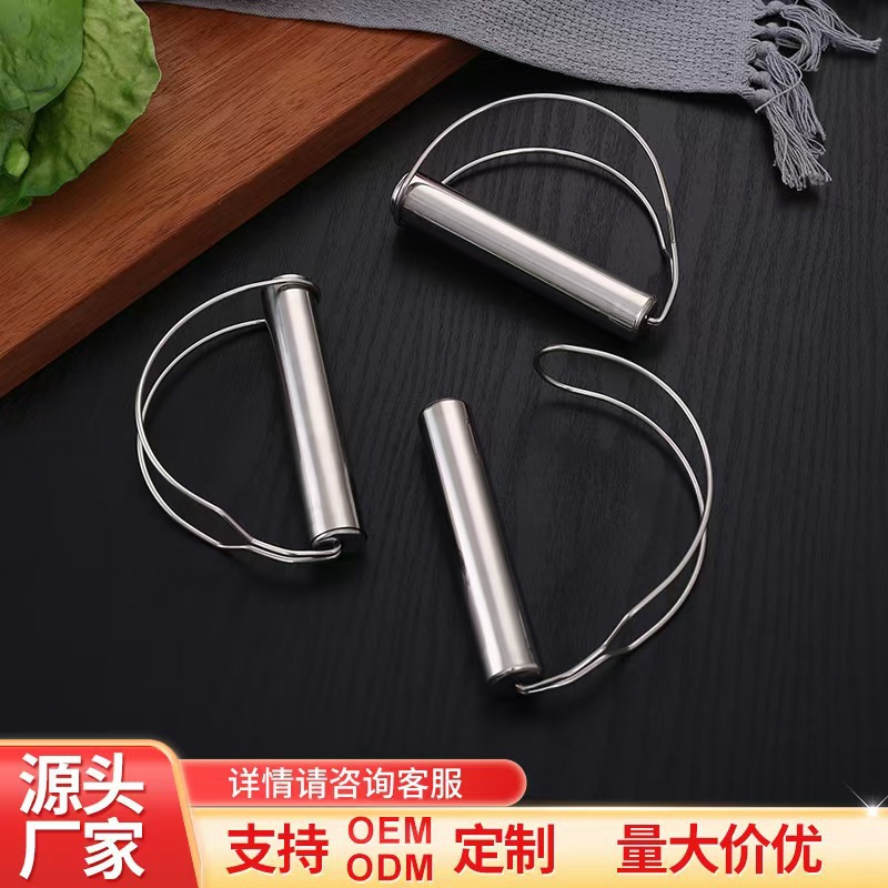 Sujetador de Bolsas de Acero Inoxidable para Uso Doméstico