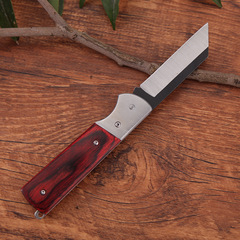 不鏽鋼彩木手柄摺疊嫁接刀左右手多用盆景手工刀具高硬度園林藝刀