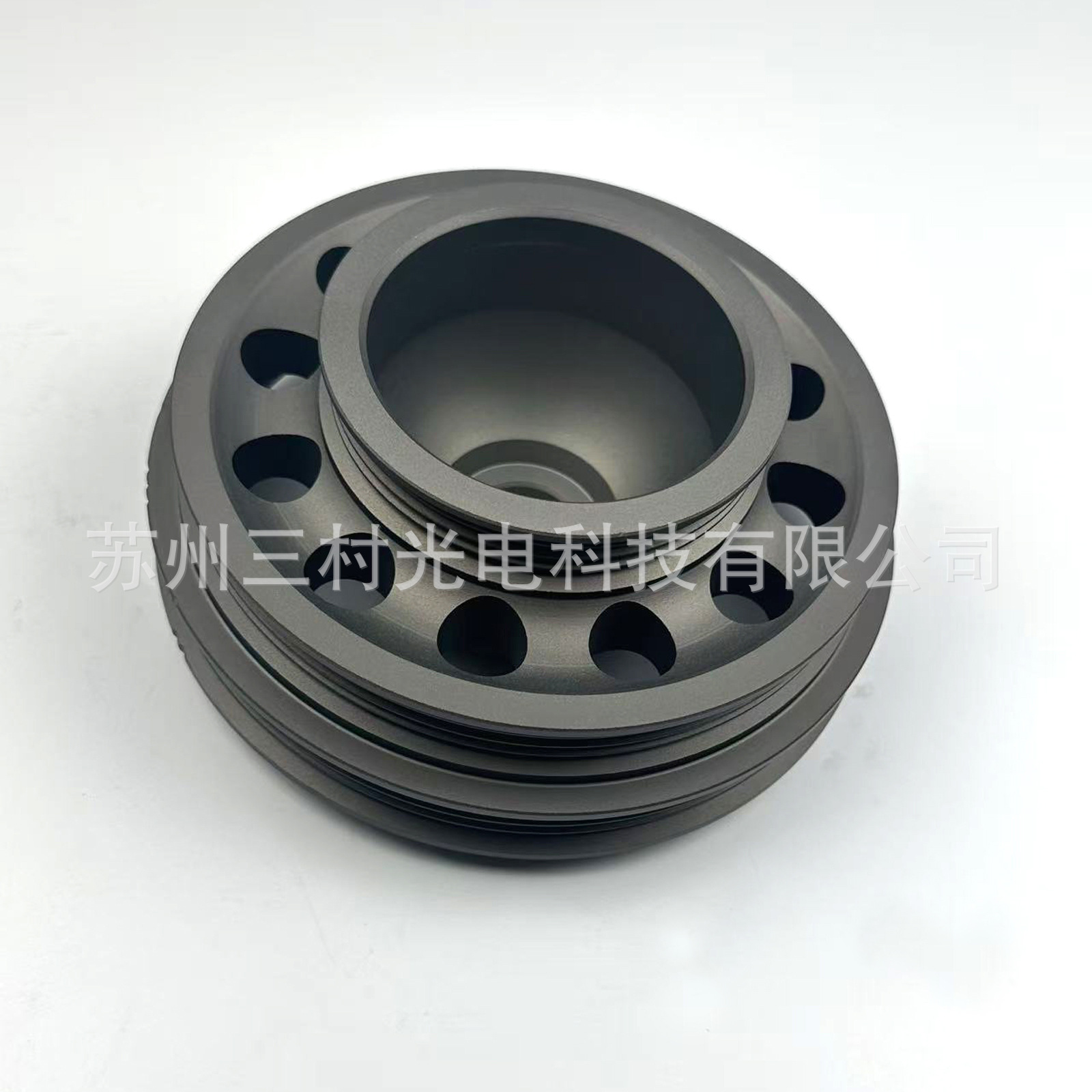 Gray Crankshaft Pulley Belt Pulley Suitable for Honda Civic 92-95 D16 Sohc