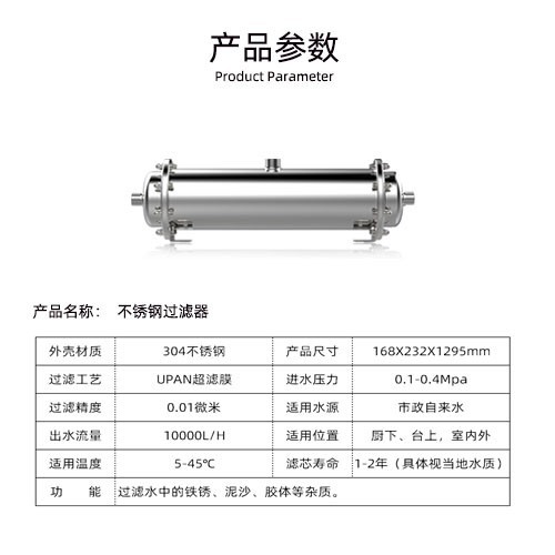 Система ультрафильтрации Ouest Te 102管 500L