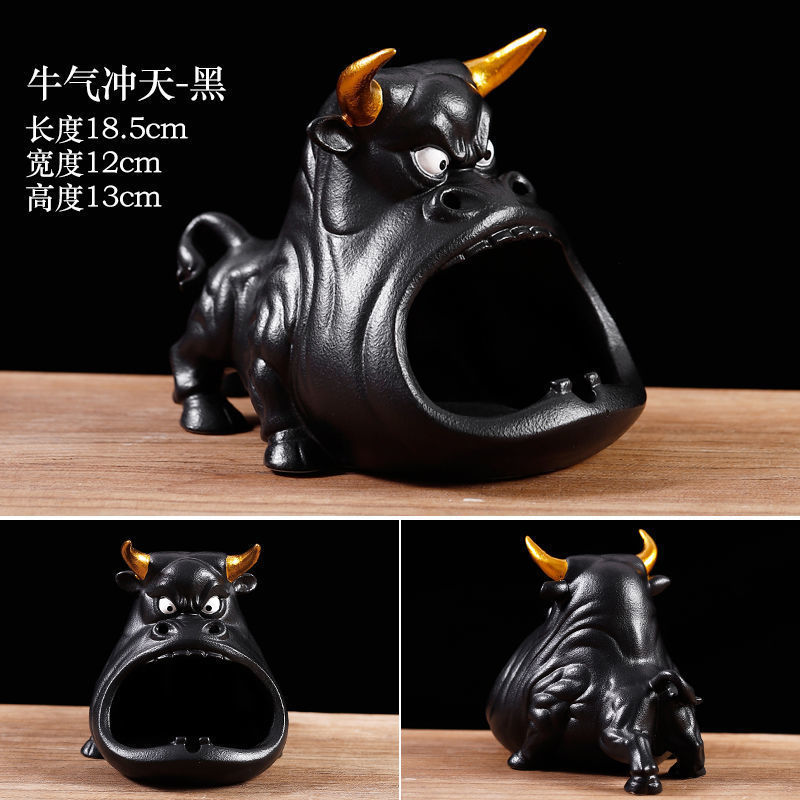 灰皿、リビングルーム、漫画の猫、高級、インターネット有名人、セラミック製大型灰皿、車載用、高級、雰囲気のある、高級品|undefined