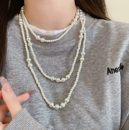 Necklace pearl, light luxury style