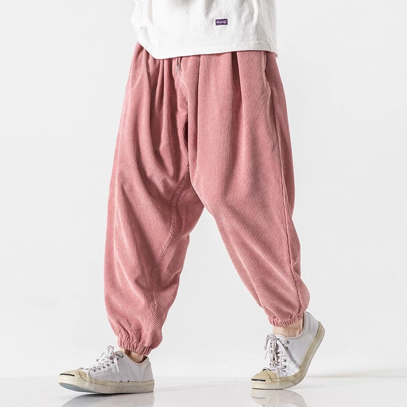 Трансграничная внешняя торговля вельветовые брюки мужской свободный фонарь повседневные брюки толстый плюс толстый плюс большой размер тренд шаровары