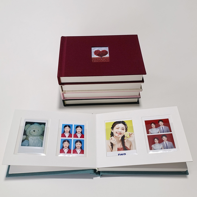 3inch Polaroid Photo Albums, Fuji Instax Mini, Thick Cardboard, Fabric Cover, Pocket-Style, Acid-Free Interior