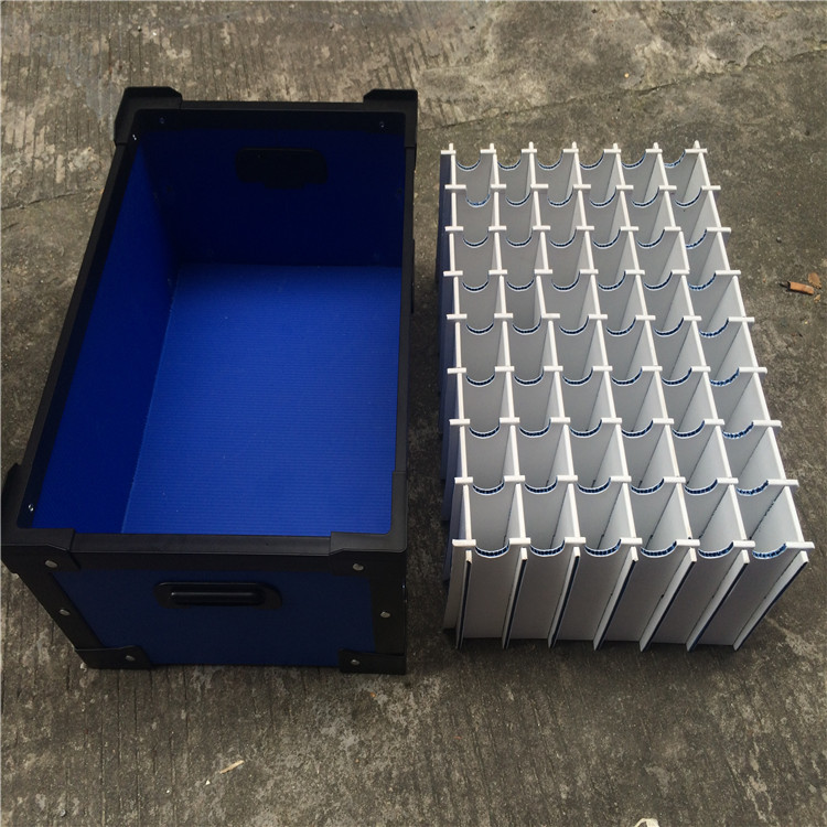 沈阳中空板刀卡 防静电骨架物料周转箱PP塑料高强度加固隔板ESD箱