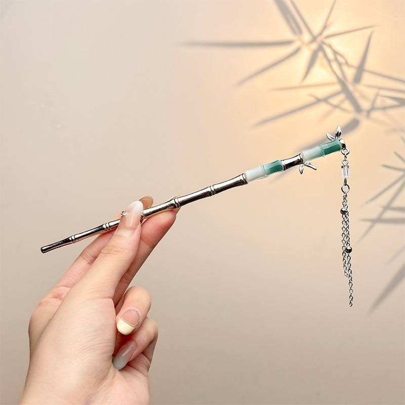 El nuevo país viento inmortal qi fluye pinzas de cabello para mujeres elegantes estilo antiguo paso de agitar cheongsam piezas de cabello de cabello diario estilo chino clásico pinzas de cabello