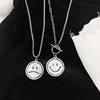 Necklace stainless steel suitable for men and women, pendant hip-hop style, accessory