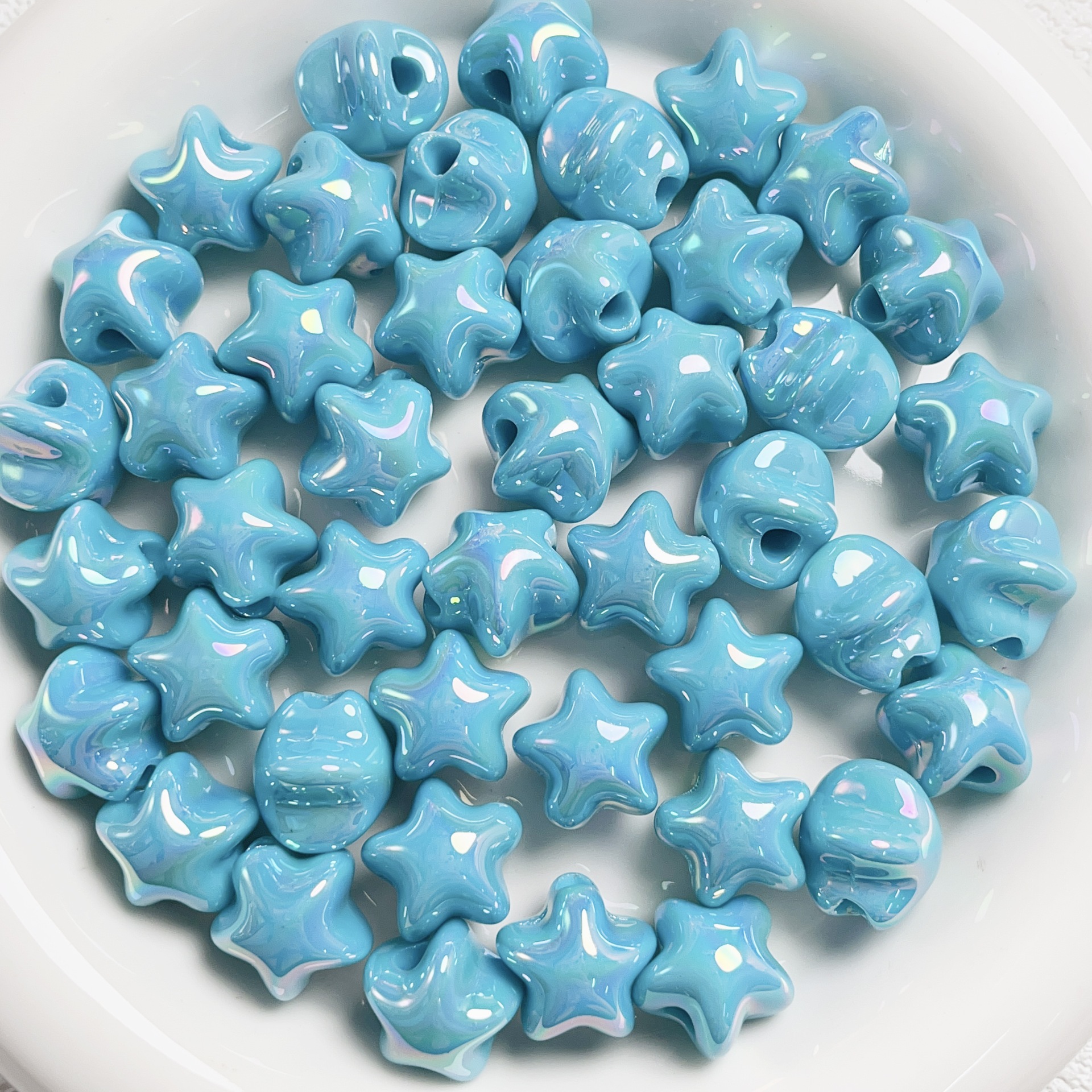 12g Weight Beads Jewelry Making Type DIY Jewelry Accessories Classification Smooth Embellishment 10 PCS/Package Quantity Acrylic Material Pentagram Pattern All Seasons Season UV plating Design Cute Style 10 PCS/Package Acrylic Pentagram Smooth DIY Jewelry Accessories Beads 4
