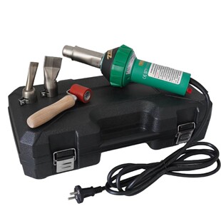Hot Air Plastic Welding Gun Automatic Cooling 1600W Delayed Pvc Waterproof Membrane Tarpaulin Tpo Film Set Plastic Welding Machine