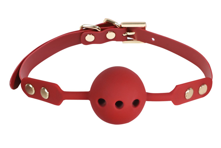 Silicone Bondage Kit with Mouth Gag, Handcuffs and Eye Mask for Couples — detail image 28