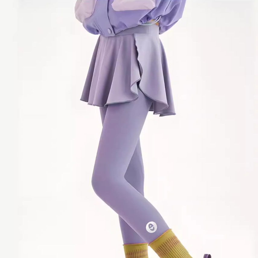 Girl's Skirt Quick-drying Pants Summer Sunscreen Breathable Milk Silk Cool Sense Playing Training Big Girl's Sports Skirt Pants