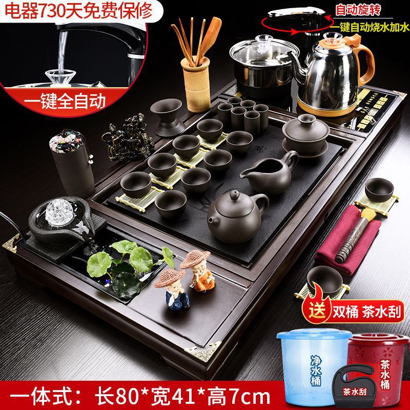 원시 광석 보라색 모래 + 용천 흐르는 물 (완전 자동 물통 전달)☆