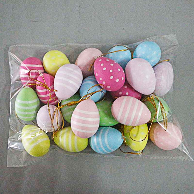 6cm simulation eggshell Easter egg bag combination 12 24 kindergarten stall painting hand-painted toys
