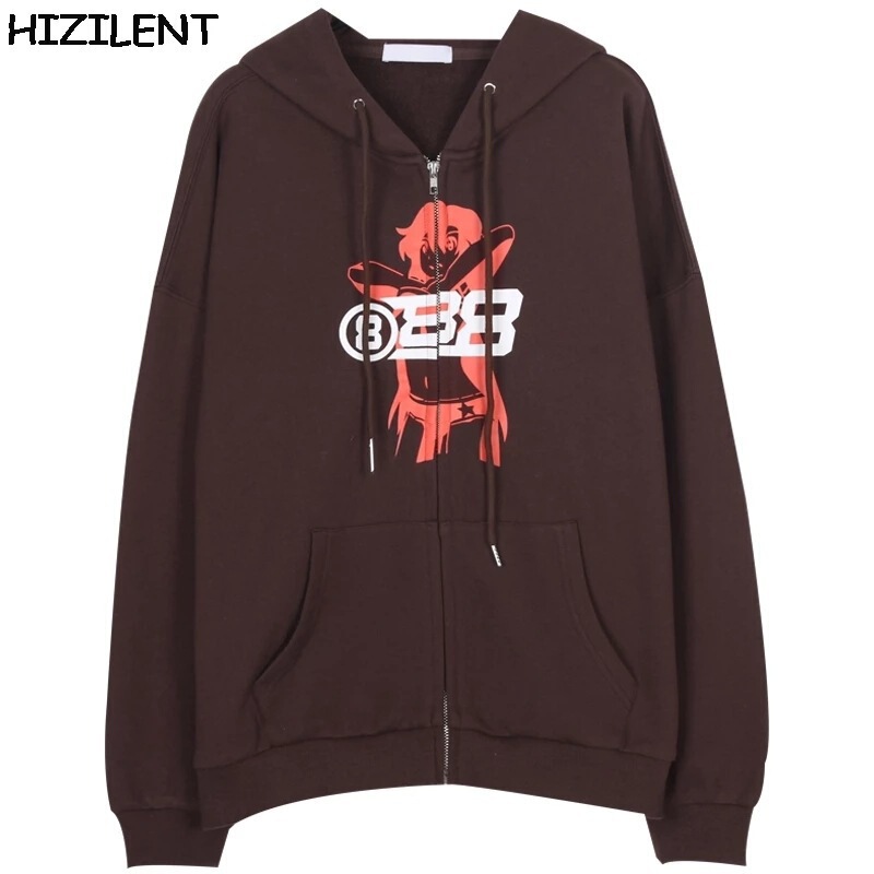 European and American Cross-border Trendy Brand New Men's and Women's Casual High Street Cardigan Hooded Zipper Sweater Multiple Line Coat Sweater Sweater Sweater Sweater