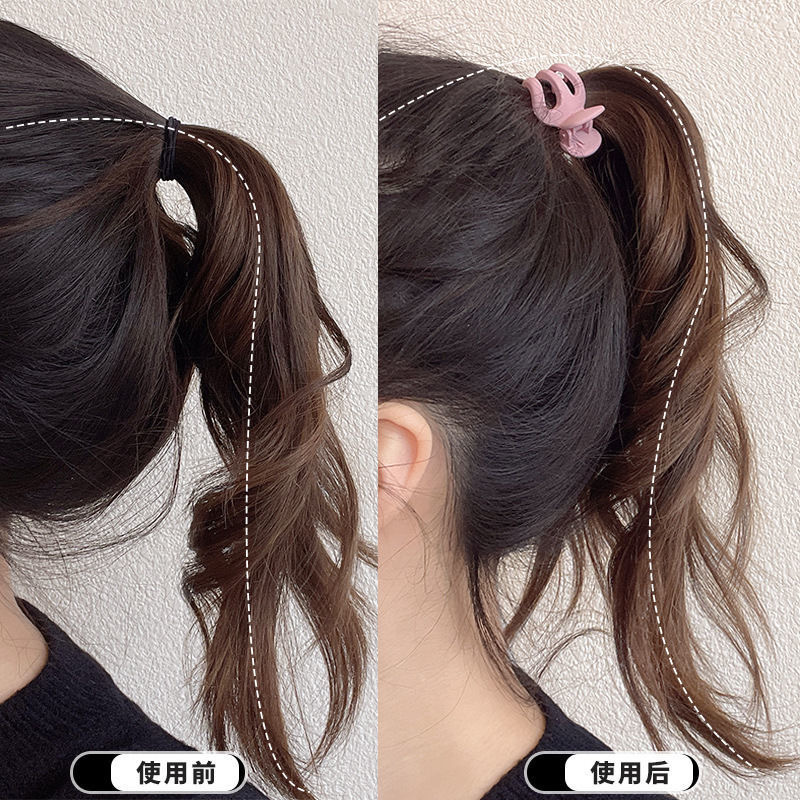 丸子の頭は小さいサイズの女性をつかんで、高い馬尾を刺して神器を固定します。|undefined
