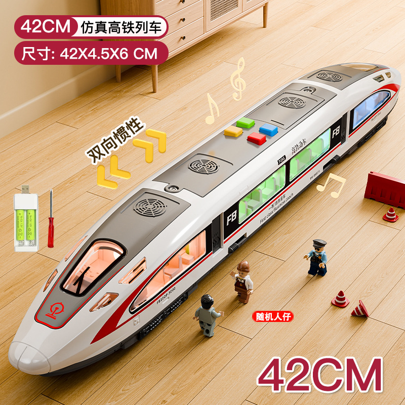 Tren eléctrico de alta velocidad Harmony, con vías, modelo de metro simulado, para niños 3-6 años - Mayorista