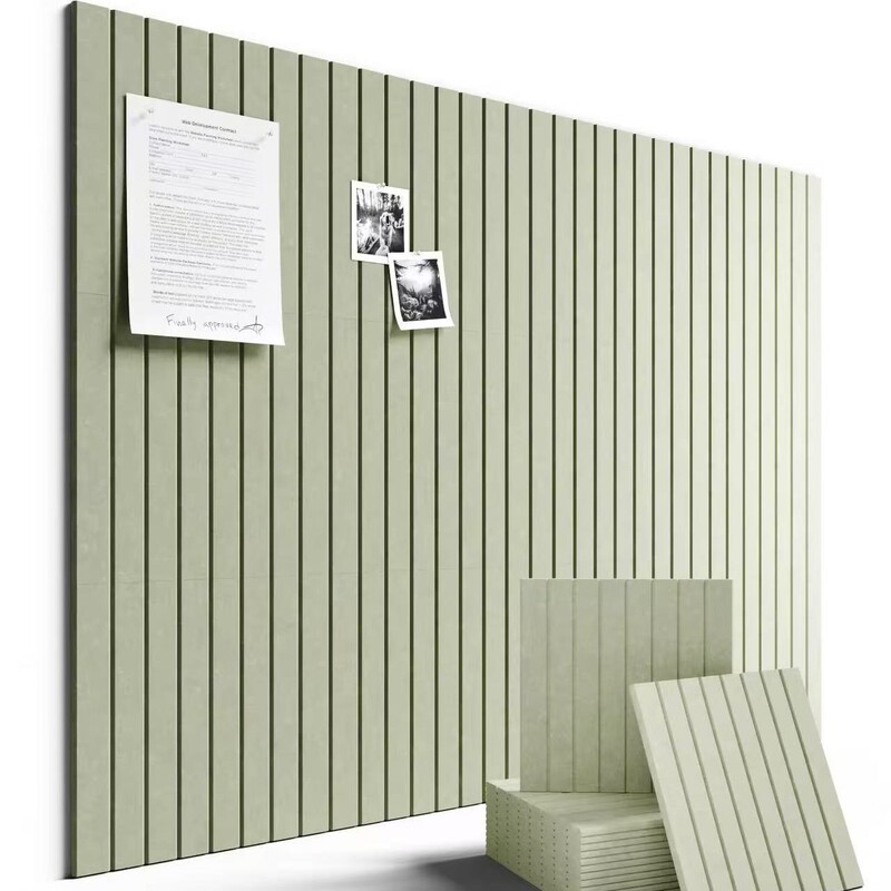 Cross-border vertical striped felt board soundproofing panel polyester fiber sound-absorbing panel self-adhesive wall decoration material background wall Cross-border vertical striped felt board soundproofing panel polyester fiber sound-absorbing panel self-adhesive wall decoration material background wall