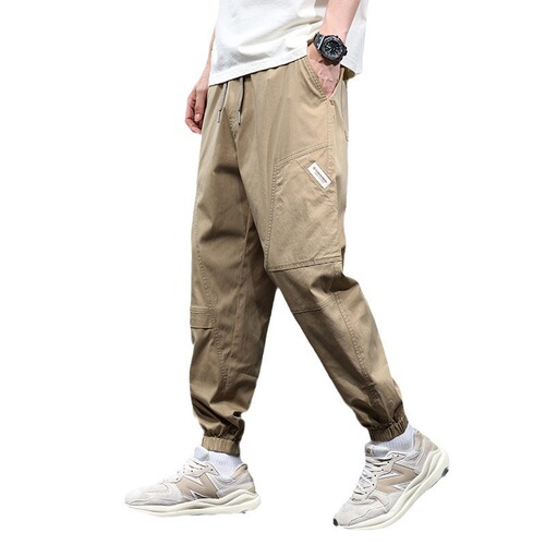 Men's Casual Trousers, Trendy, Ankle-length Spring and Autumn Work Pants, Harlon Style Long Pants