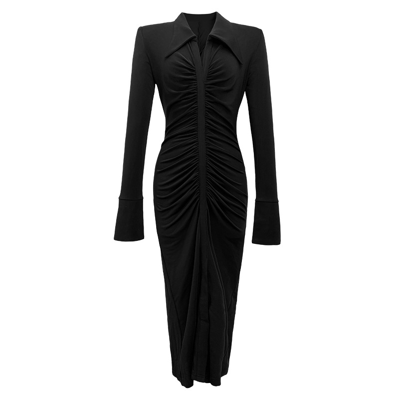 B7596 1090K VÁY ĐẦM LIỀN THÂN DÁNG DÀI NỮ CHOTDNG DÁNG ÔM BODY GỢI CẢM SEXY MÙA XUÂN THU ĐÔNG THỜI TRANG NỮ G03 SẢN PHẨM MỚI