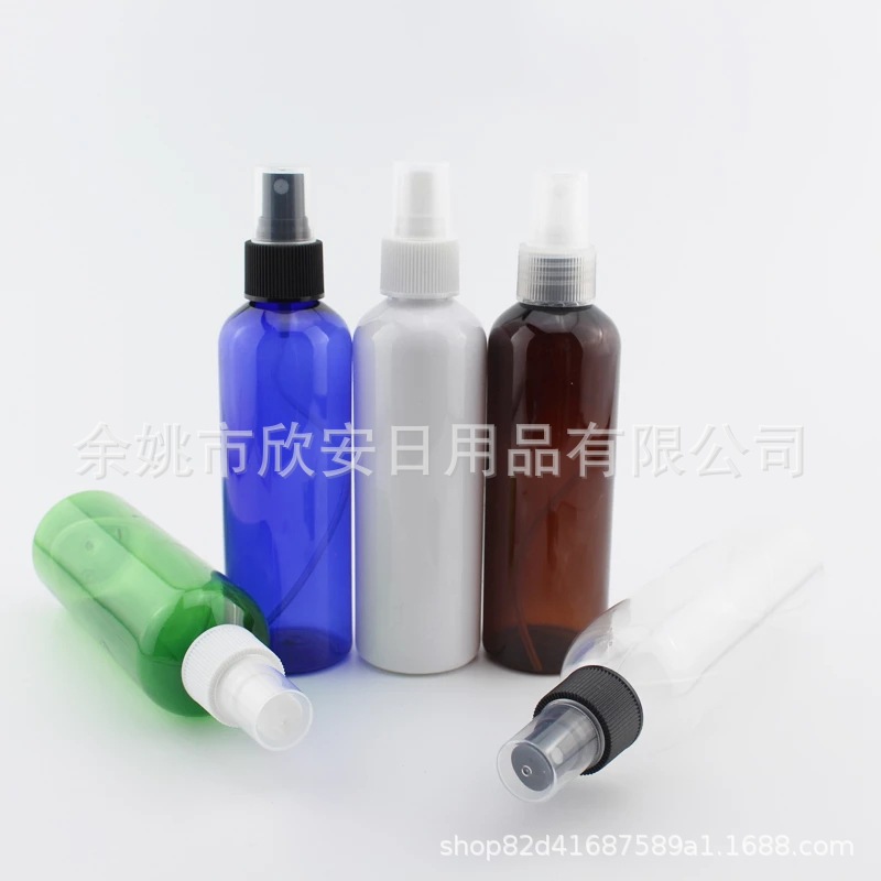 蓝绿棕白色喷雾瓶200ml按压喷瓶药水喷雾瓶酒精喷瓶化妆水小喷瓶