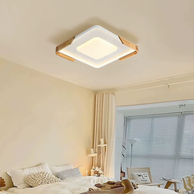 Modern and minimalistic ceiling light for living room, lights for bedroom, rectangular lamp, comfortable light spectrum